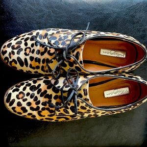 Halogen leopard print shoes.